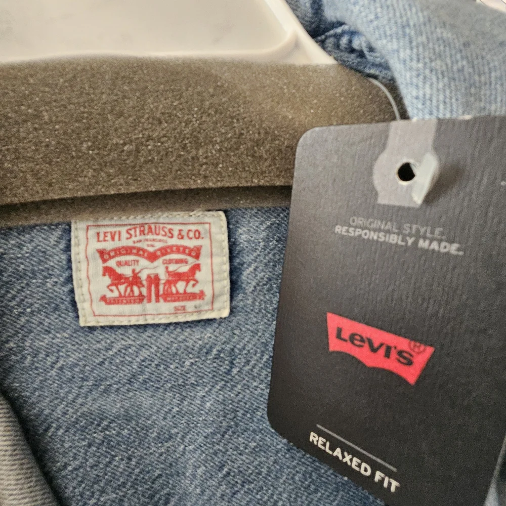 Levi's Light Blue Denim Shirt Dress - Picture 8 of 10